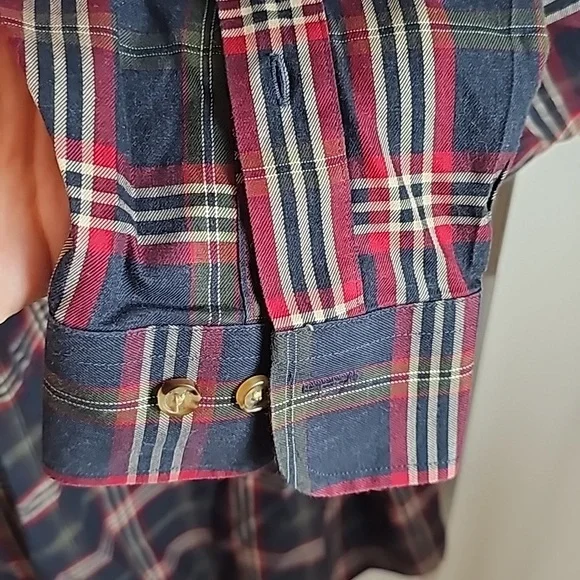 Brooks Brothers 100% Supima Madison Cotton Plaid Button Down in Men's Large EUC - Picture 6 of 6